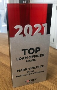 2021 - Top Loan Officer (Maine) - Rocket Pro TPO